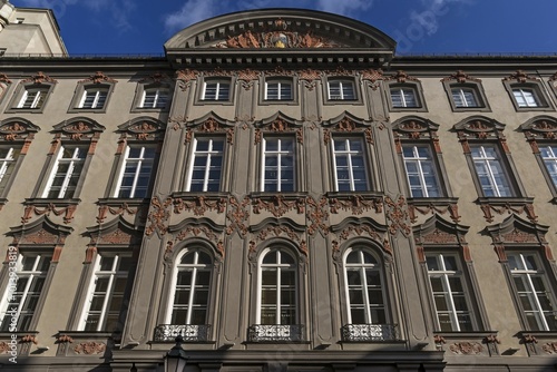 Preysing-Palais, Rococo Palais, built 1723-1728, Old Town, Munich, Upper Bavaria, Bavaria, Germany, Europe