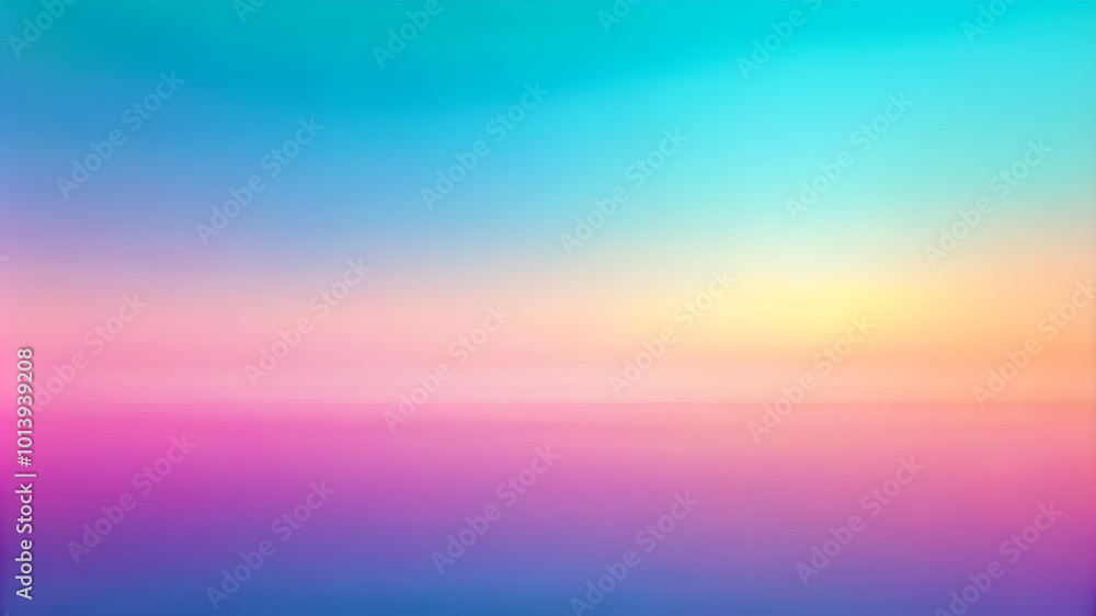 A peaceful abstract horizon with a soft gradient of pastel colors, blending blue and pink tones, ideal for serene backgrounds or modern digital art projects.