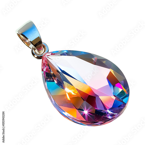 Wallpaper Mural Jewelry pendant, white isolate background Torontodigital.ca