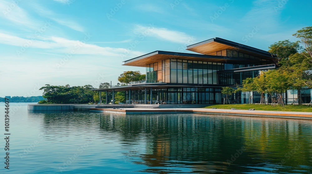 Modern Architecture by the Lake Modern Architecture by the Lake