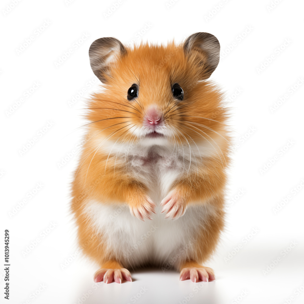 Hamster isolated on white Hamster isolated on white