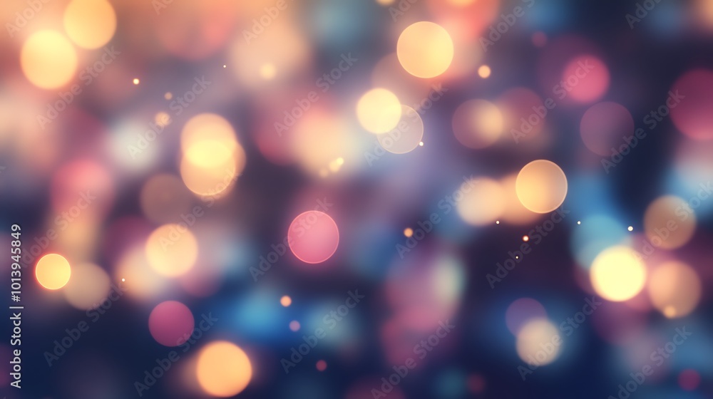 Colorful bokeh lights on a dark background, creating a dreamy atmosphere. Colorful bokeh lights on a dark background, creating a dreamy atmosphere.