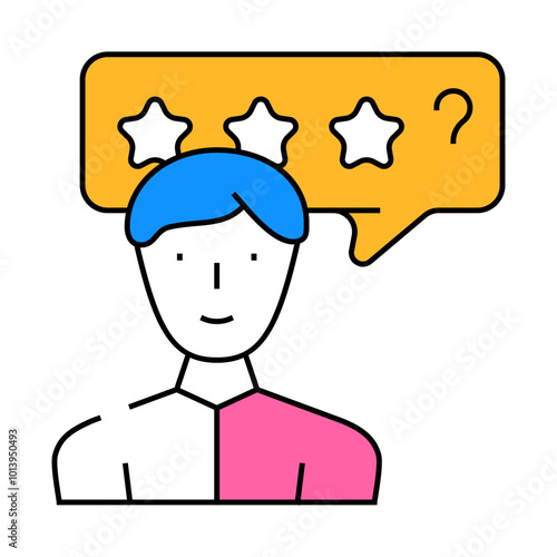 cold review from client kyc line icon vector. cold review from client kyc sign. isolated symbol illustration