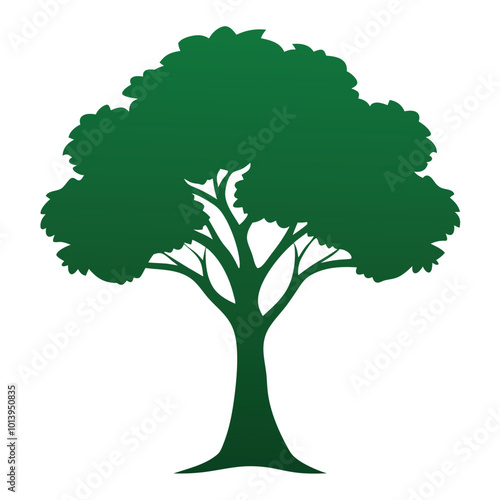 tree isolated on white background