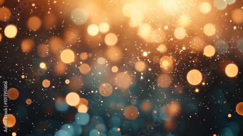 Golden Bokeh Lights