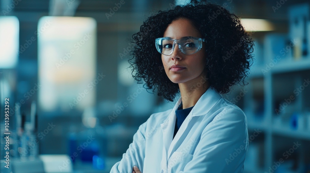 A determined scientist at work, embodying passion and intellect in a modern lab filled with advanced equipment and serious ambition. A determined scientist at work, embodying passion and intellect in a modern lab filled with advanced equipment and serious ambition.