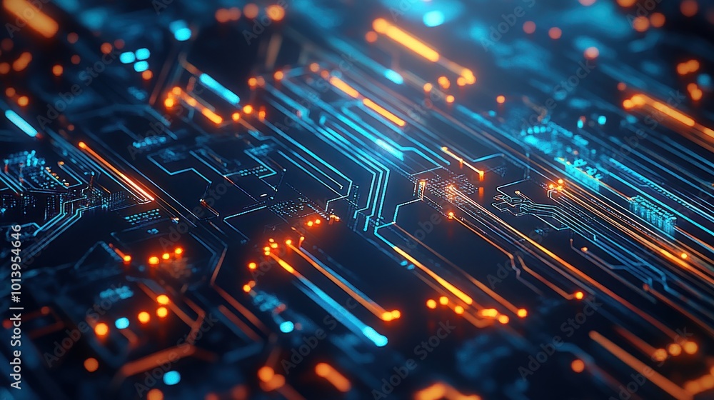 Abstract Circuitry Background Abstract Circuitry Background