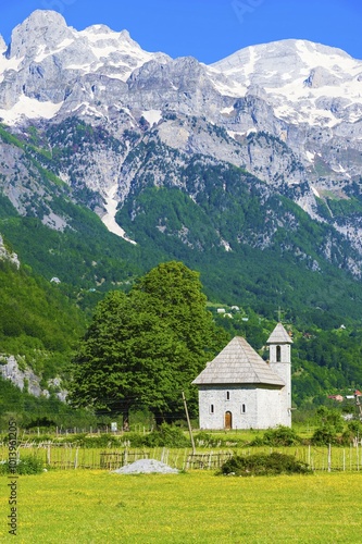 Catholic Church, Thethi village, Thethi valley, Albania, Europe