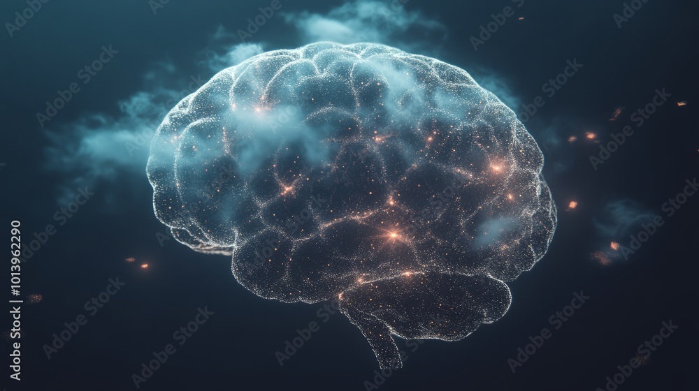 x-ray of human brain with neon lights x-ray of human brain with neon lights