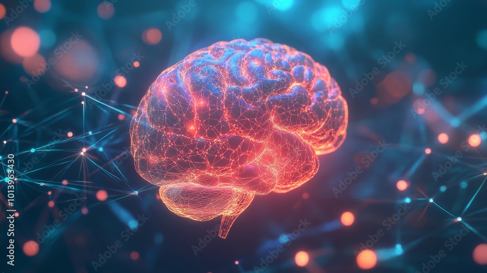 x-ray of human brain with neon lights x-ray of human brain with neon lights