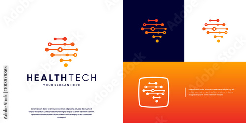 abstract electrical network of human brain shape, digital health care, modern technology, vector graphic illustration.