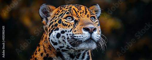 Young Jaguar Portrait: Highly Detailed and Ultra-Realistic photo