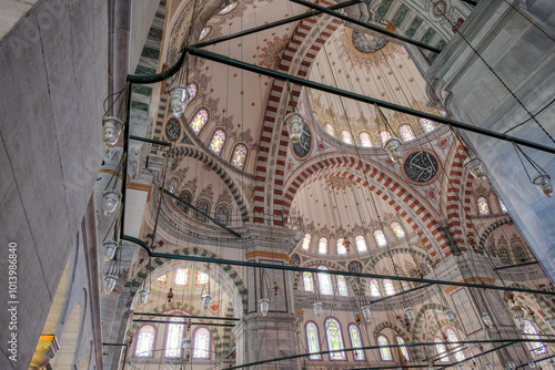 Fatih Mosque or Mosque of the Conqueror in the Fatih district of Istanbul, Turkey. photo