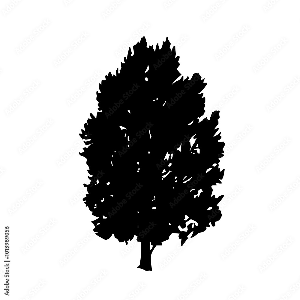 Silhouettes of Diverse Tree Species free download Silhouettes of Diverse Tree Species free download