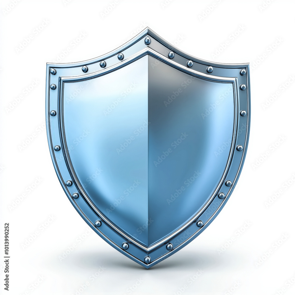 Illustration of a Cybersecurity Shield Icon Illustration of a Cybersecurity Shield Icon