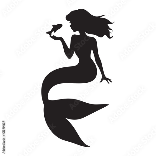 mermaid silhouette