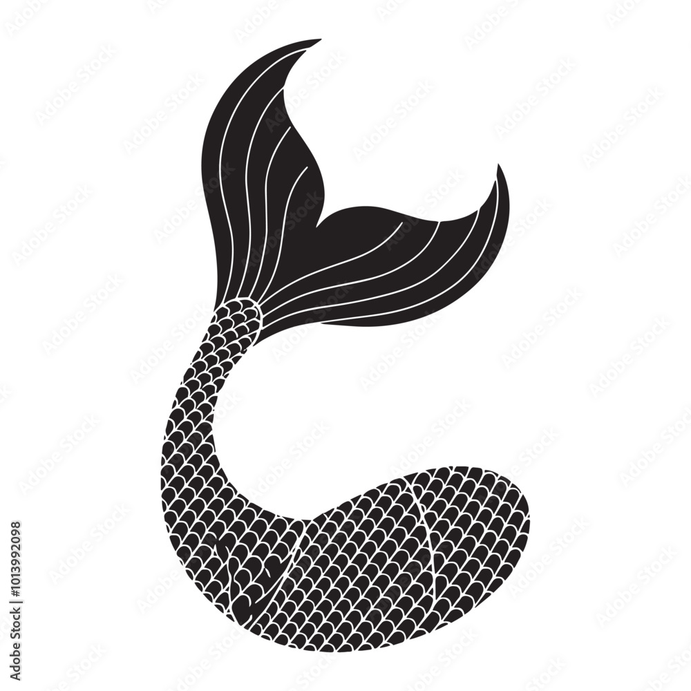 Obraz premium mermaid silhouette