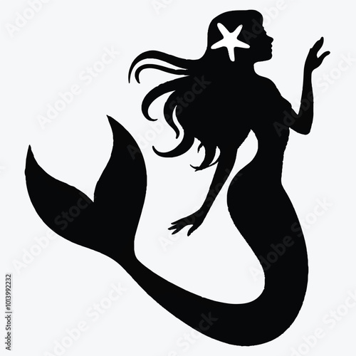 mermaid silhouette
