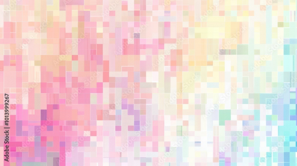 Modern Digital Art Design with Soft Pastel Pixelated Background for Tech Content Modern Digital Art Design with Soft Pastel Pixelated Background for Tech Content