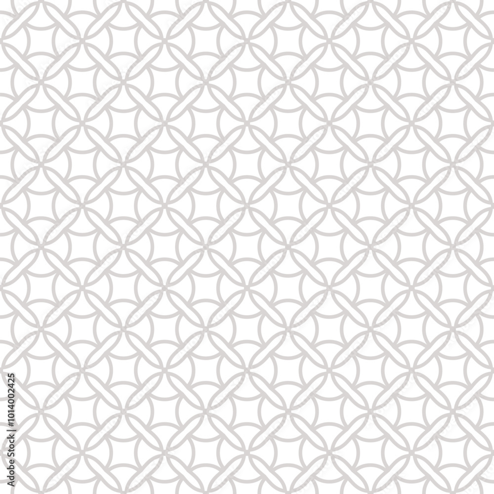 Vector geometric seamless pattern. Antique ornament texture with curved lines, crosses, circles, flower silhouettes, lattice. Subtle gray and white abstract repeated background with medieval motifs Vector geometric seamless pattern. Antique ornament texture with curved lines, crosses, circles, flower silhouettes, lattice. Subtle gray and white abstract repeated background with medieval motifs