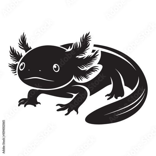 axolotl silhouette 