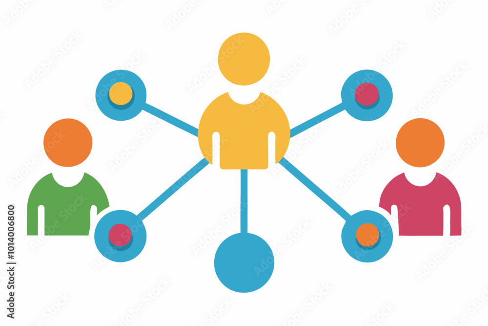 Networking event creative vector design on a white background Networking event creative vector design on a white background