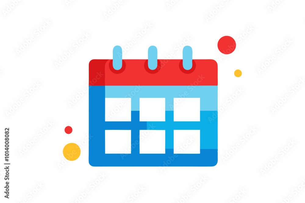 Schedule of apps vector design on a white background Schedule of apps vector design on a white background