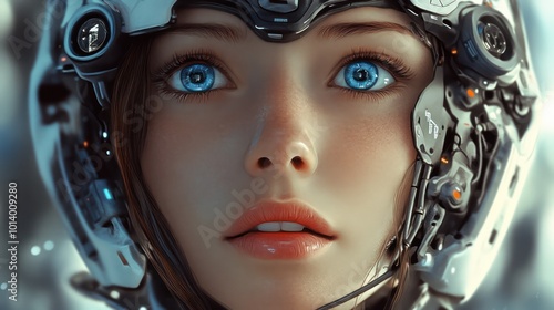 Humanoid Robot Woman