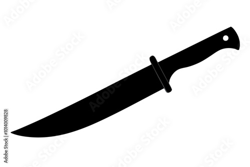 Machete Silhouette vector illustration