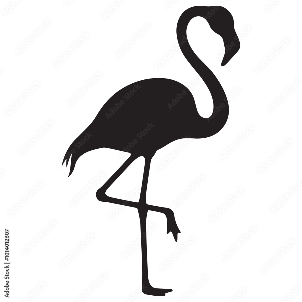 Obraz premium Flamingo Silhouette