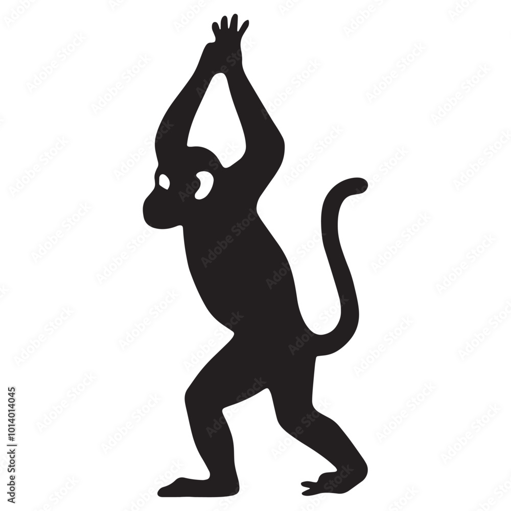 monkey Silhouette monkey Silhouette