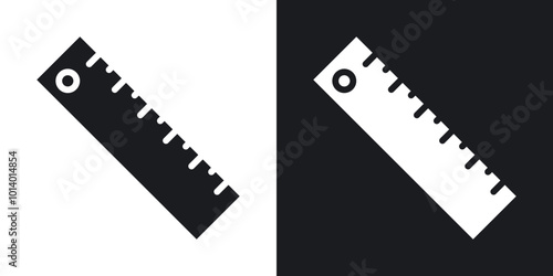 Ruler vector flat icon set.eps photo