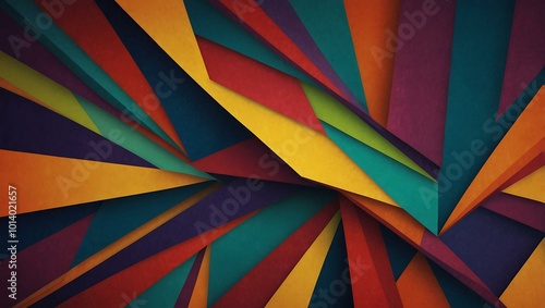 Wallpaper Mural Abstract background of colorful geometric lines. Torontodigital.ca