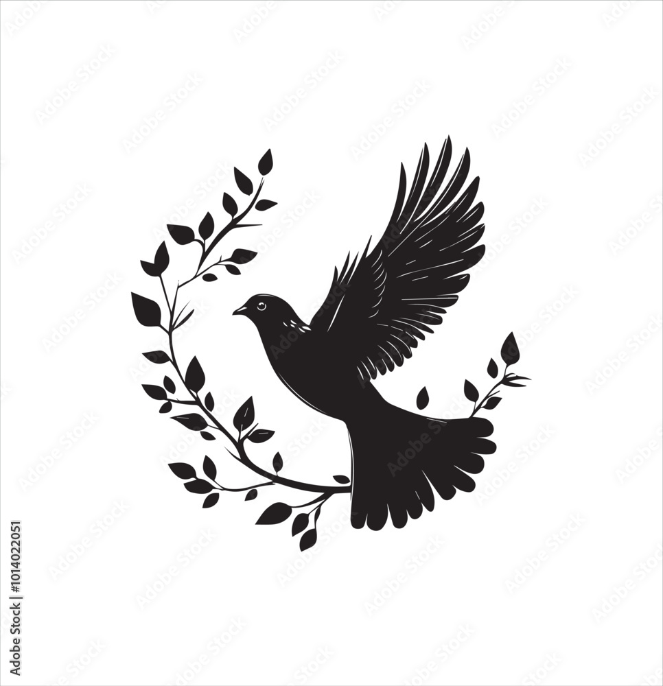Fototapeta premium pigeon isolated on white background
