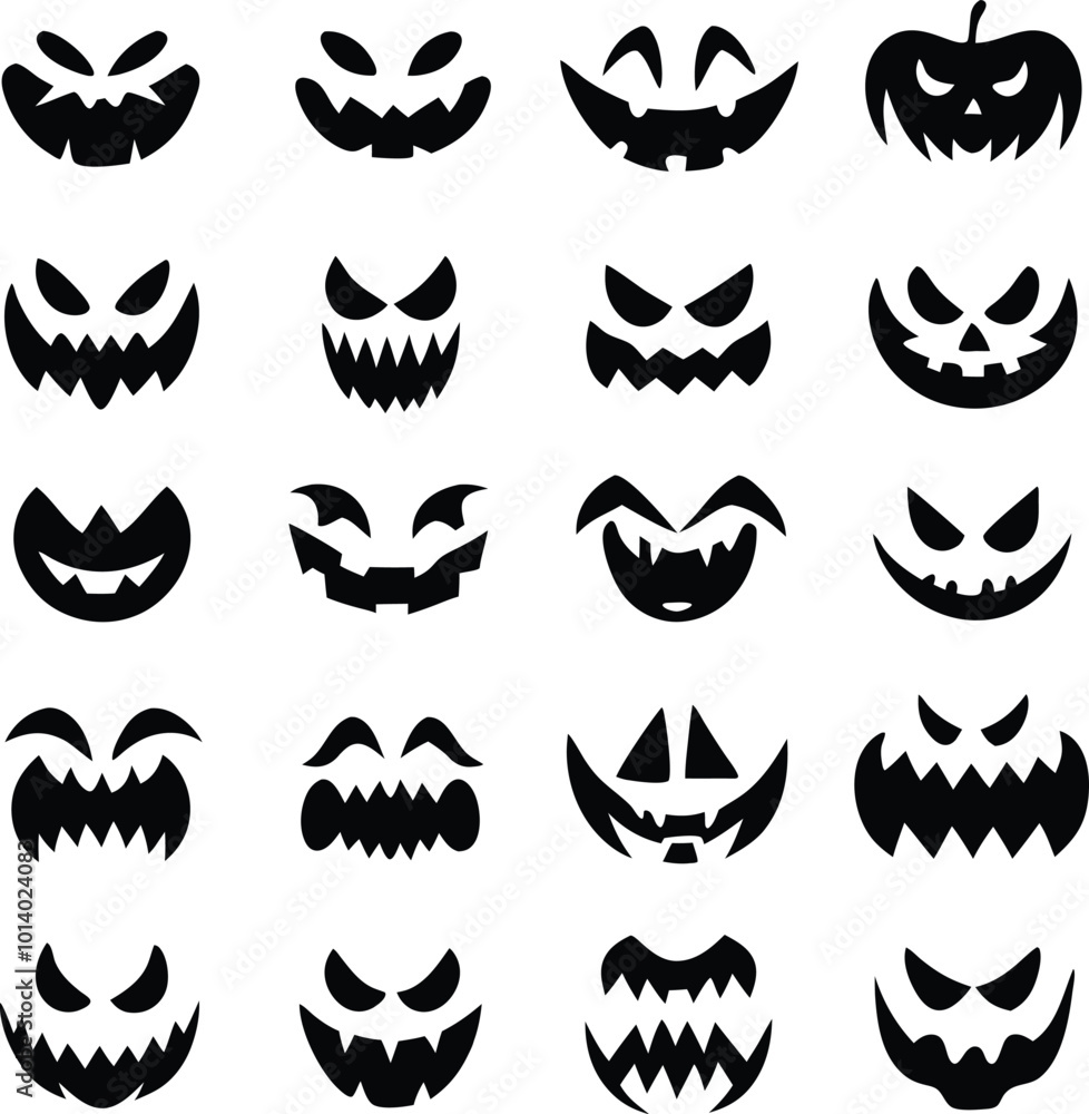 Collection of halloween silhouettes icon and character., witch, creepy and spooky elements for halloween decorations, silhouettes, sketch, icon, sticker. Hand drawn vector illustration Collection of halloween silhouettes icon and character., witch, creepy and spooky elements for halloween decorations, silhouettes, sketch, icon, sticker. Hand drawn vector illustration