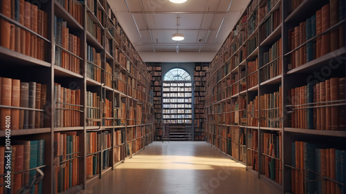 Wallpaper Mural In the prison library, inmates seek solace and escape in the pages of books, their minds transported to distant worlds as they lose themselves in the power of literature, Generative AI Torontodigital.ca