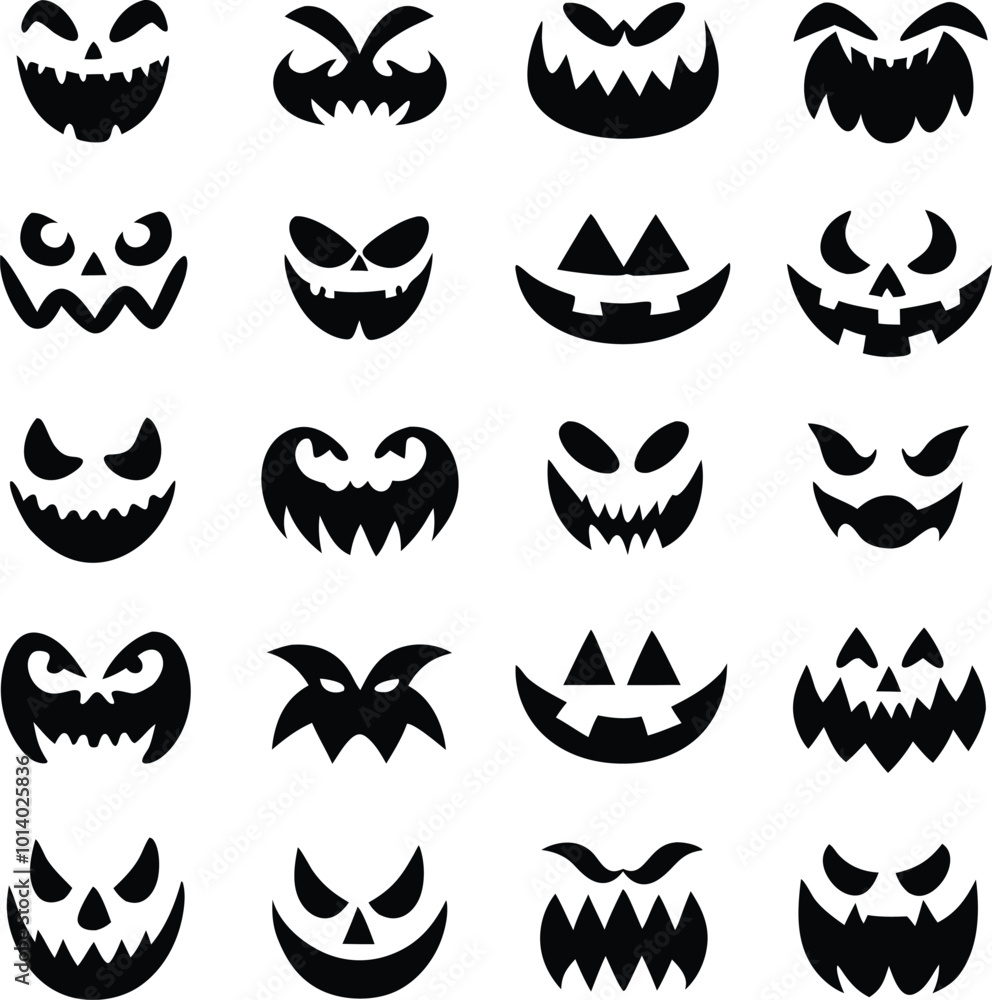 Collection of halloween silhouettes icon and character., witch, creepy and spooky elements for halloween decorations, silhouettes, sketch, icon, sticker. Hand drawn vector illustration Collection of halloween silhouettes icon and character., witch, creepy and spooky elements for halloween decorations, silhouettes, sketch, icon, sticker. Hand drawn vector illustration
