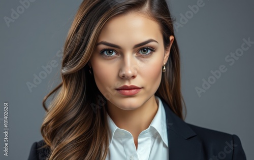 Confident businesswoman with professional expression