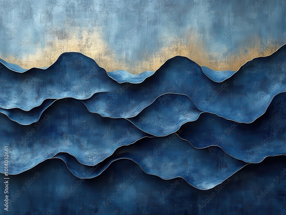 vibrant azure waves swirl across a textured abstract background evoking a sense of calm and depth perfect for a serene digital artwork vibrant azure waves swirl across a textured abstract background evoking a sense of calm and depth perfect for a serene digital artwork