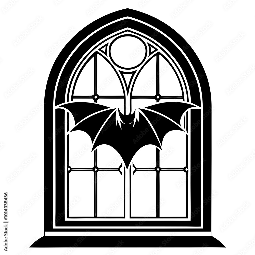 illustration of a window with a bird illustration of a window with a bird