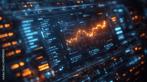 Futuristic interface displaying CRISPR gene editing technology in a lab environment