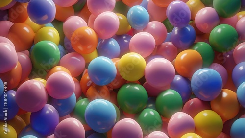colorful balloons background