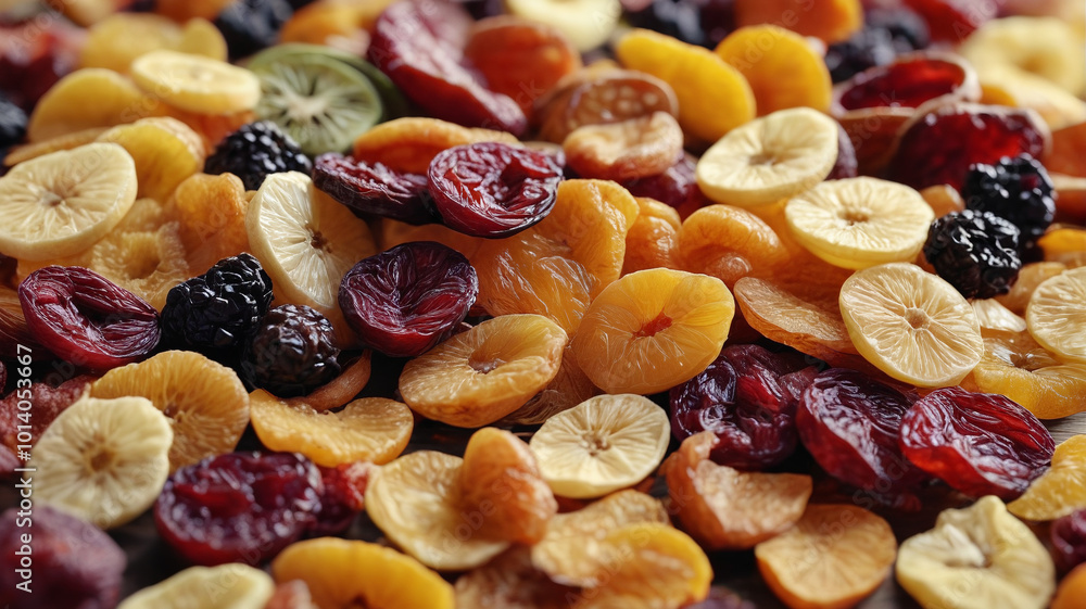 Savory and sweet dried fruits, a perfect balance of taste and nutrition, Generative AI Savory and sweet dried fruits, a perfect balance of taste and nutrition, Generative AI