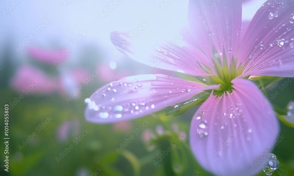 purple crocus flower, Pink flowers covered in water droplets after a recent rainfall
purple crocus flower, Pink flowers covered in water droplets after a recent rainfall