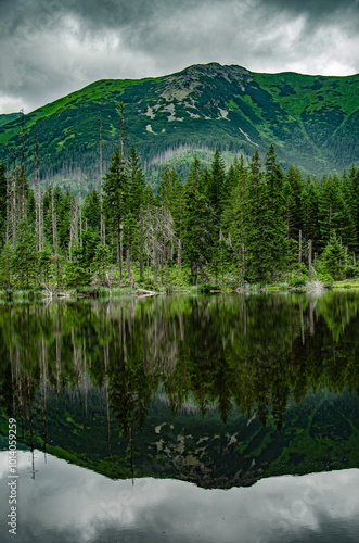 lake in the mountains