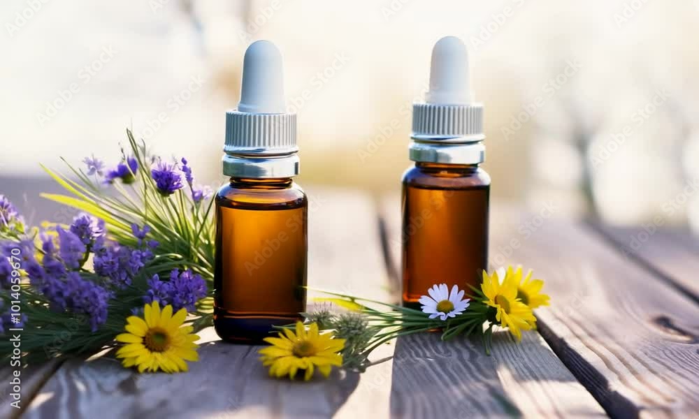 essential oil and lavender essential oil and lavender
