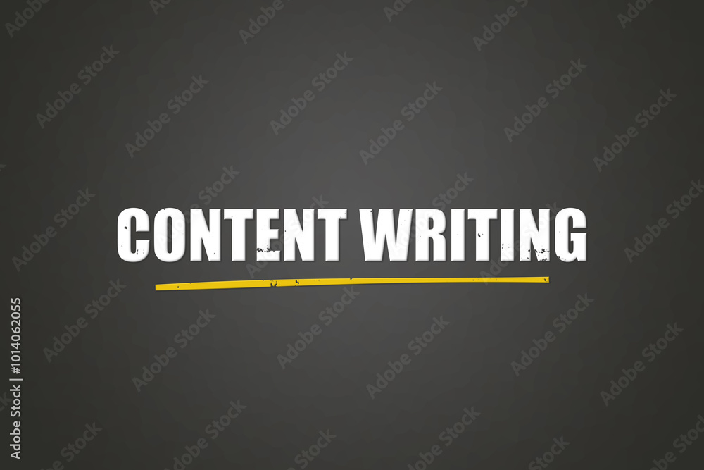 Content Writing. A blackboard with white text. Illustration with grunge text style. Content Writing. A blackboard with white text. Illustration with grunge text style.