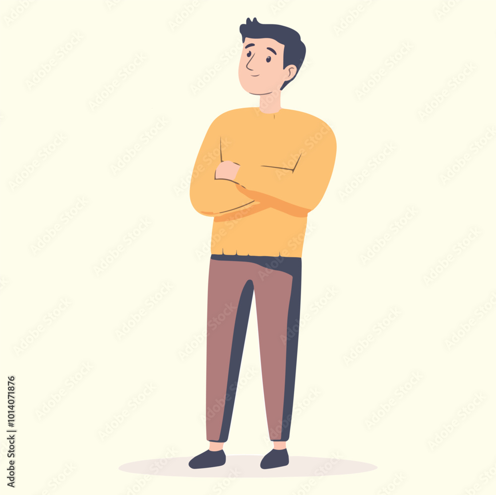 A man with idea concept illustration A man with idea concept illustration