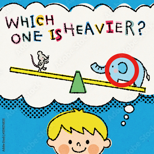 Worksheets - Which one is heavier? Answer 01 photo