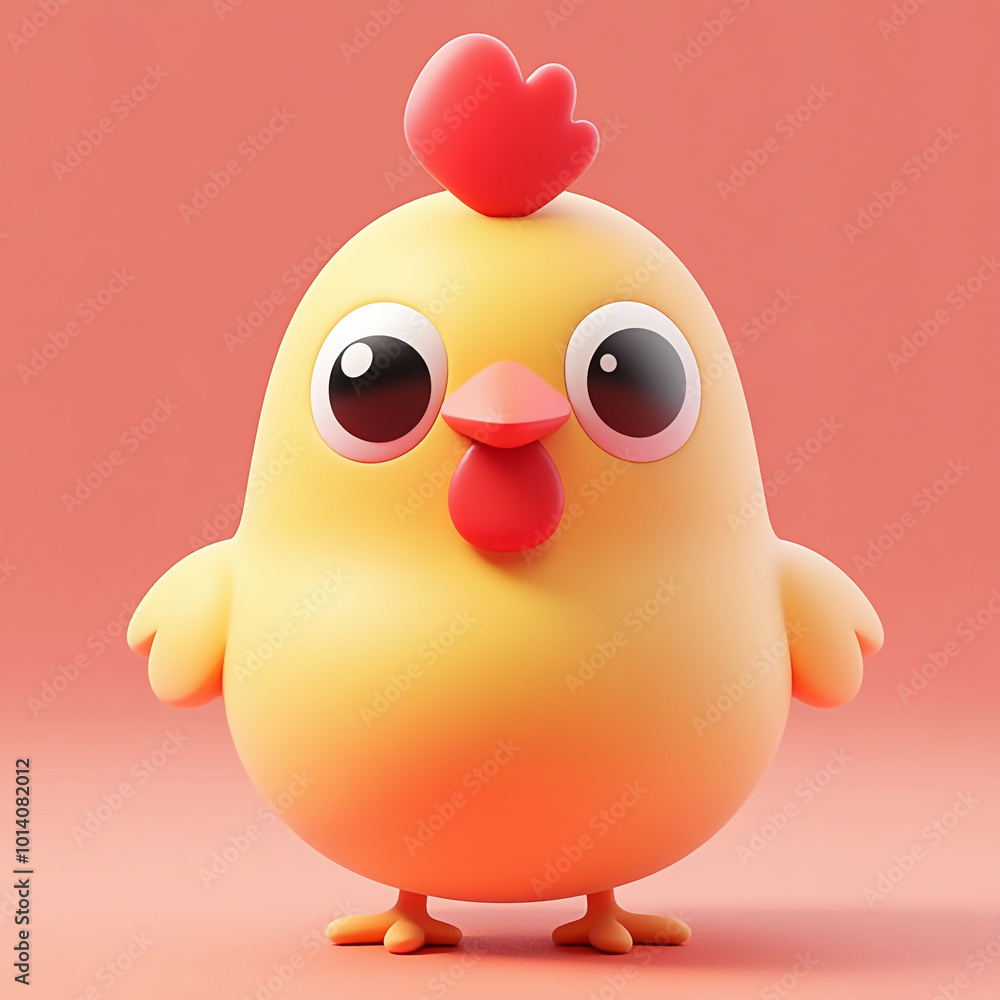 3D Chicken Feed Icon: Poultry Nourishment Illustration Logo 3D Chicken Feed Icon: Poultry Nourishment Illustration Logo